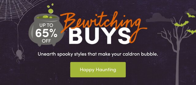 Save Up to 65% off Bewitching Buys at Wayfair