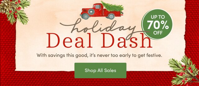Save Up to 70% off Holiday Deal Dash at Wayfair