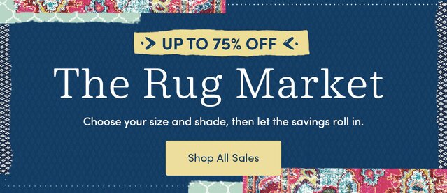 Save Up to 75% off The Rug Market Sale at Wayfair