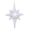 24" Color Changing Blue And White LED Bethlehem Star Hanging Christmas Decoration