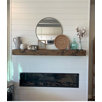 Alistair Fireplace Shelf Mantel Finish: Rustic Walnut, Shelf Length: 72", Size (Depth x Front x Back): 5.5"