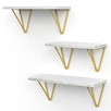 Legare 2 Piece Floating Shelf Finish: Marble