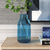 Daphne Blue 11.75" Glass Table Vase