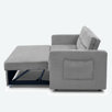 Leisure Loveseat Sofa Bed, Gray