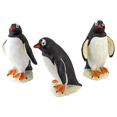 Design Toscano Baby Penguin Triplet Statues | Wayfair