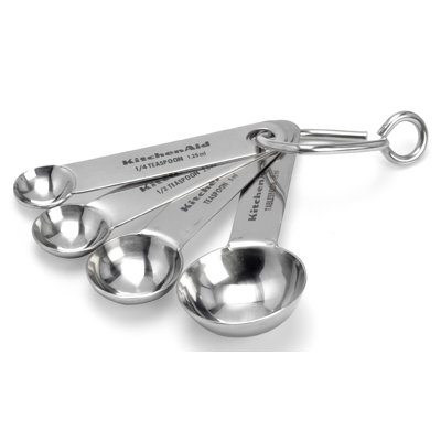 Kitchenaid Gourmet Stainless Steel Measuring Spoons Reviews Kitchenaid Gourmet Stainless Steel Measuring Spoons Reviews Wayfair