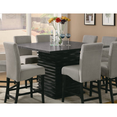 Wade Logan Bob Counter Height Dining Table & Reviews | Wayfair Wade Logan Bob Counter Height Dining Table & Reviews | Wayfair