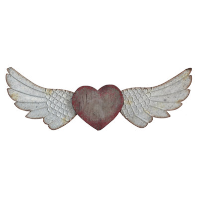 Creative Co Op Wall Decor creative co-op inspirational heart and wings wall décor & reviews Creative Co Op Wall Decor creative co-op inspirational heart and wings wall décor & reviews