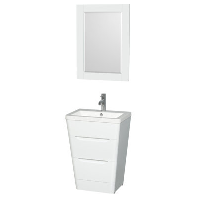 24 White Bathroom Vanity wyndham collection caprice 24" single glossy white bathroom vanity 24 White Bathroom Vanity wyndham collection caprice 24" single glossy white bathroom vanity