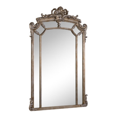 Arch Wall Mirror astoria grand arch/crowned top wood wall mirror & reviews | wayfair Arch Wall Mirror astoria grand arch/crowned top wood wall mirror & reviews | wayfair