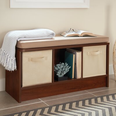 Cubeicals Upholstered Storage Entryway Bench