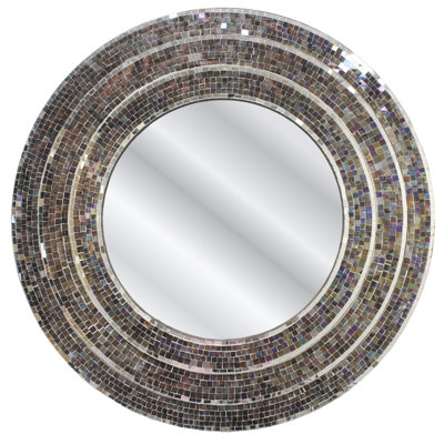 fetco home decor sahlu mosaic 3 tiered mirror & reviews | wayfair fetco home decor sahlu mosaic 3 tiered mirror & reviews | wayfair