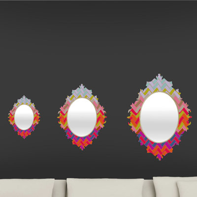 Baroque Wall Mirror deny designs sharon turner geo chevron baroque wall mirror Baroque Wall Mirror deny designs sharon turner geo chevron baroque wall mirror