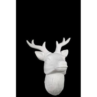 Deer Head Wall Decor urban trends porcelain deer head wall decor gloss white & reviews Deer Head Wall Decor urban trends porcelain deer head wall decor gloss white & reviews