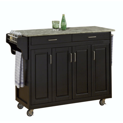 home styles create-a-cart kitchen island with concrete top home styles create-a-cart kitchen island with concrete top