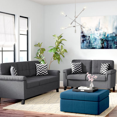 Zipcode Design Carli 2 Piece Living Room Set & Reviews | Wayfair Zipcode Design Carli 2 Piece Living Room Set & Reviews | Wayfair