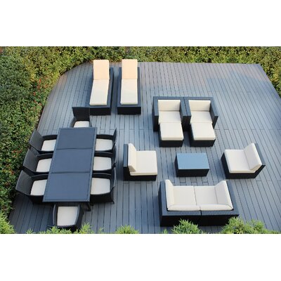 Ohana 20 Piece Seating Dining and Chaise Lounge Set