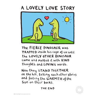 House Additions Edward Monkton Lovely Love Story Art Print House Additions Edward Monkton Lovely Love Story Art Print Reviews Wayfair Co Uk