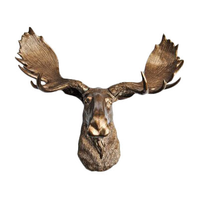 Moose Wall Decor loon peak moose head faux taxidermy wall décor & reviews | wayfair Moose Wall Decor loon peak moose head faux taxidermy wall décor & reviews | wayfair