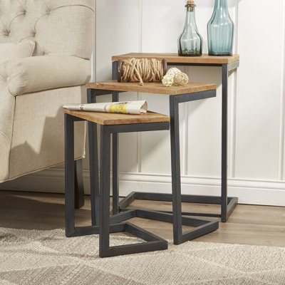 Nesting Tables mercury row cetus 3 piece nesting tables & reviews | wayfair Nesting Tables mercury row cetus 3 piece nesting tables & reviews | wayfair