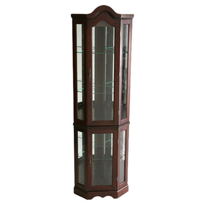 corner curio cabinet cabinets glacier wayfair barrel studio dining display furniture storage china