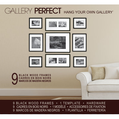 Wall Picture Frame Set red barrel studio 9 piece wood picture frame set & reviews | wayfair Wall Picture Frame Set red barrel studio 9 piece wood picture frame set & reviews | wayfair