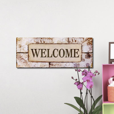 Welcome Wall Decor adecotrading "welcome" wall decor & reviews | wayfair Welcome Wall Decor adecotrading "welcome" wall decor & reviews | wayfair