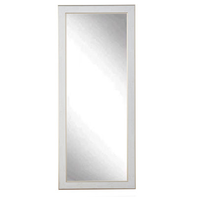 White Full Length Wall Mirror one allium way white/gold cracked full length wall mirror | wayfair White Full Length Wall Mirror one allium way white/gold cracked full length wall mirror | wayfair