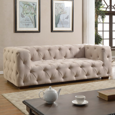 sofa tufted madison usa wayfair ivory collection furniture contemporary