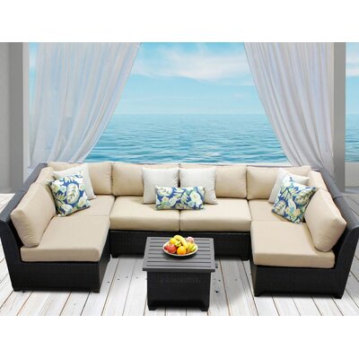 Barbados 7 Piece Seating Group with Cushion