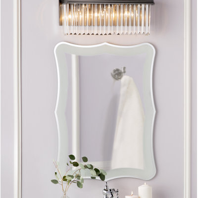 Frameless Wall Mirror varick gallery logan frameless wall mirror & reviews | wayfair Frameless Wall Mirror varick gallery logan frameless wall mirror & reviews | wayfair