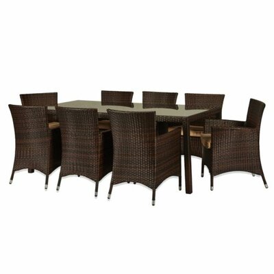 Galbreath 9 Piece Patio Set with Cushions