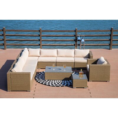 Vanlandingham 10 Piece Seating Group with Cushion