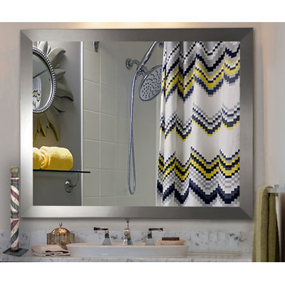 Modern Wall Mirror wade logan modern overmantel wall mirror & reviews | wayfair Modern Wall Mirror wade logan modern overmantel wall mirror & reviews | wayfair