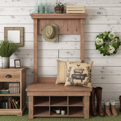 Entryway table with storage. home decor entryway bench with ...