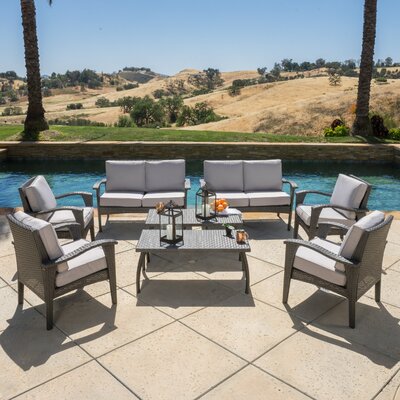 Farrow 8 Piece Lounge Seating Group with Cushions
