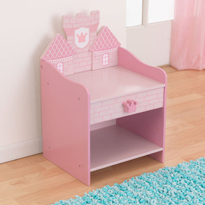 kidkraft princess castle 1 drawer nightstand & reviews | wayfair kidkraft princess castle 1 drawer nightstand & reviews | wayfair