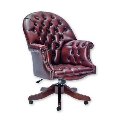 UK Icon Design Judge High-Back Leather Executive Chair | Wayfair UK