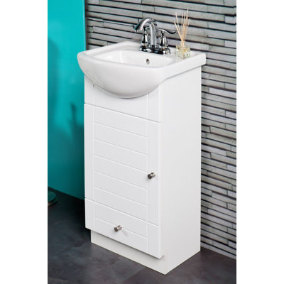 16 Bathroom Vanity fine fixtures petite 16" single bathroom vanity set & reviews 16 Bathroom Vanity fine fixtures petite 16" single bathroom vanity set & reviews