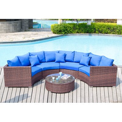 Colbourn 5 Piece Deep Seating Group with Cushion