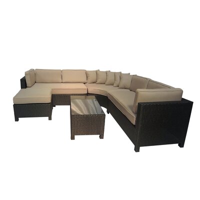 Brookfield 5 Piece Sectional Seating Group with Cushions
