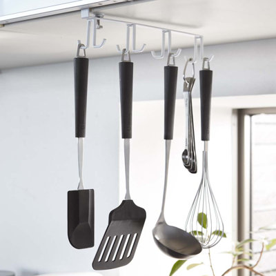Wall Hanging Pot Rack yamazaki usa plate under shelf wall mounted pot rack | wayfair Wall Hanging Pot Rack yamazaki usa plate under shelf wall mounted pot rack | wayfair