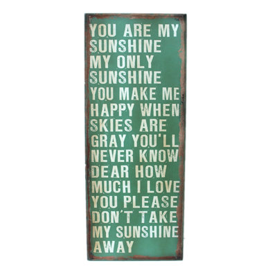 You Are My Sunshine Wall Decor attractiondesignhome 'you are my sunshine' wood wall décor You Are My Sunshine Wall Decor attractiondesignhome 'you are my sunshine' wood wall décor