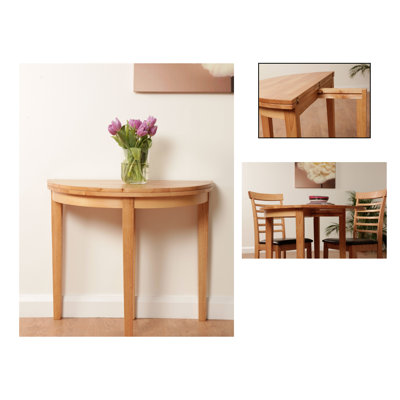 Half Table For Hallway wooden console table hallway furniture kitchen dining table light Half Table For Hallway wooden console table hallway furniture kitchen dining table light