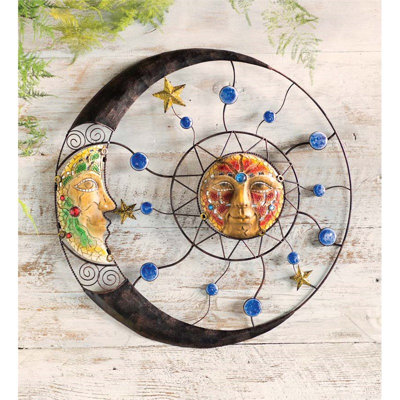 Sun And Moon Wall Decor wind & weather mosaic sun and moon wall décor & reviews | wayfair Sun And Moon Wall Decor wind & weather mosaic sun and moon wall décor & reviews | wayfair