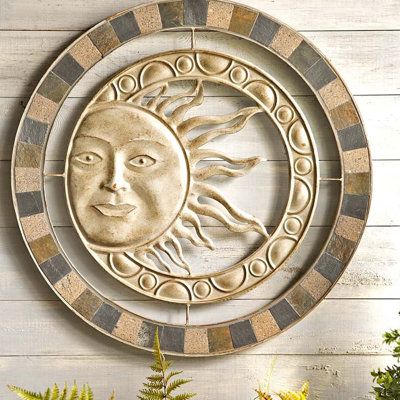 Sun Wall Decor wind & weather metal and stone sun wall décor & reviews | wayfair Sun Wall Decor wind & weather metal and stone sun wall décor & reviews | wayfair