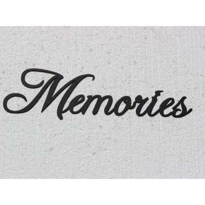 White Metal Wall Decor say it all on the wall memories word metal wall décor & reviews White Metal Wall Decor say it all on the wall memories word metal wall décor & reviews