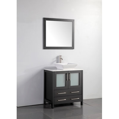 30 In Bathroom Vanity orren ellis square holley 30" single bathroom vanity set with 30 In Bathroom Vanity orren ellis square holley 30" single bathroom vanity set with