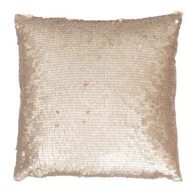 gold sequin pillow