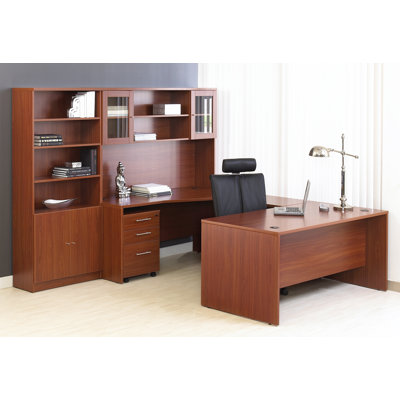 haaken furniture pro x 8 piece u-shape desk office suite & reviews haaken furniture pro x 8 piece u-shape desk office suite & reviews